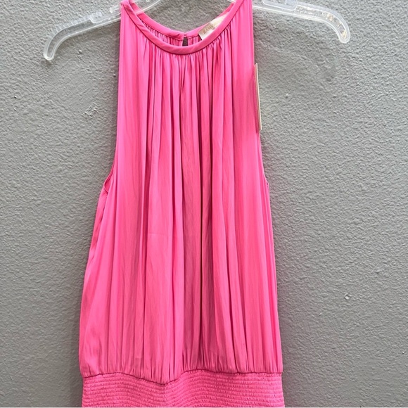 Ramy Brook Dress Size XS Pink Mini Tilly Eyelet Sleeveless Halter NEW $475 - Picture 4 of 8
